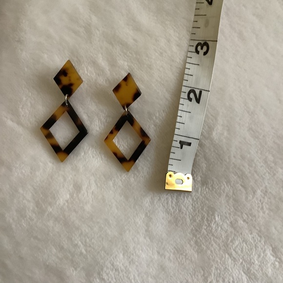 Tortoiseshell Earrings - Picture 5 of 8